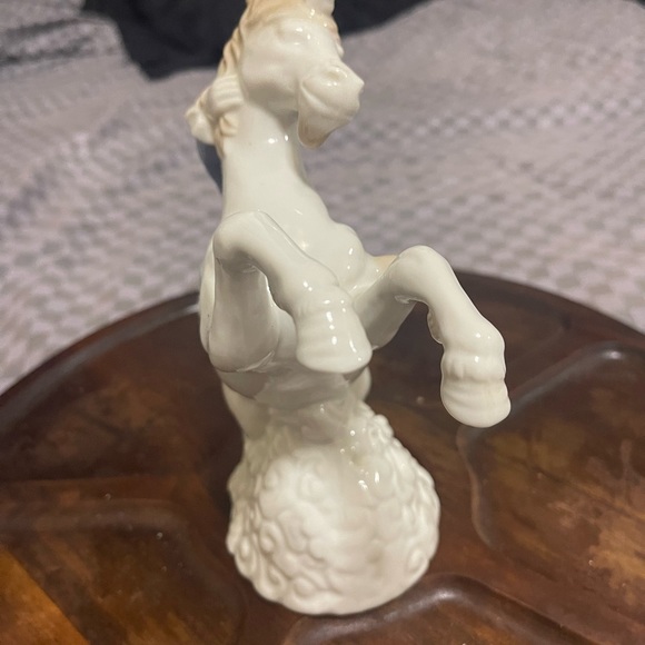 Vintage ARDALT (Lenwile China) Porcelain Unicorn w/Clown Figurine-Hand painted - Picture 6 of 13